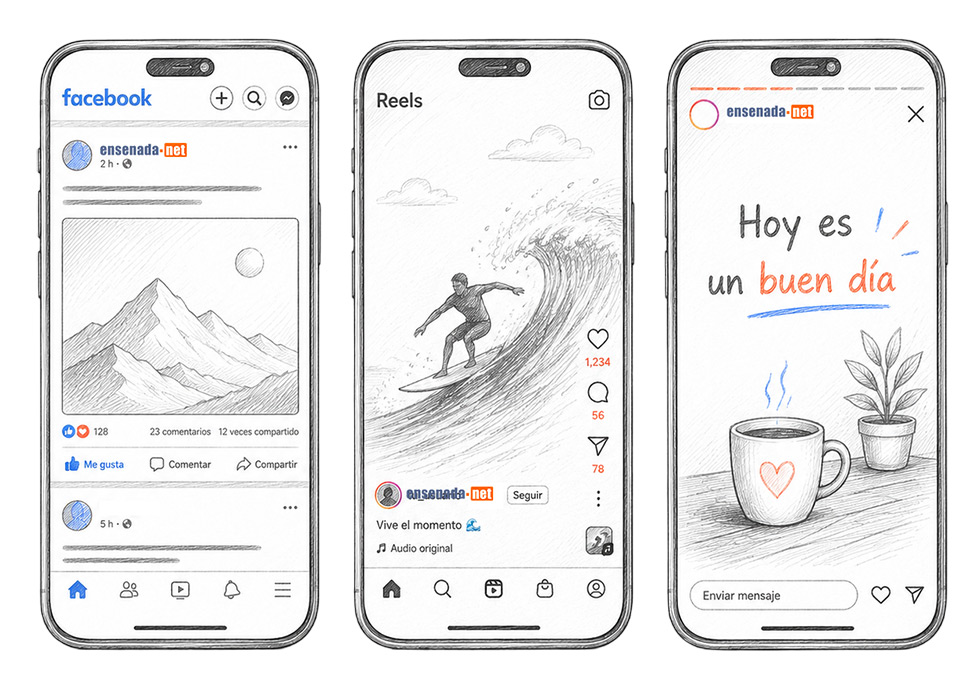 Formatos disponibles redes sociales